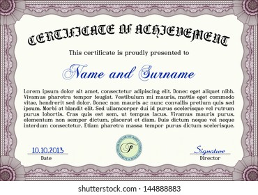 Certificate Template