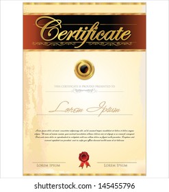 Certificate template