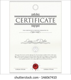 Certificate template