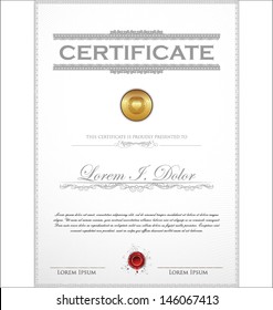 Certificate template