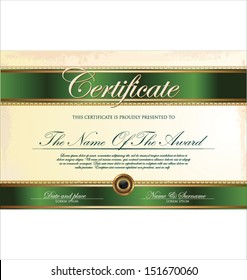 Certificate template
