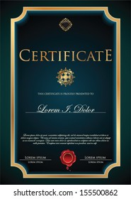 Certificate template