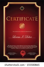 Certificate template