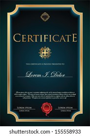 Certificate template