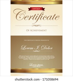 Certificate template