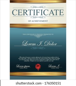 Certificate template