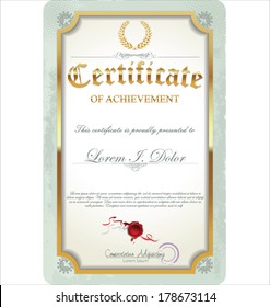 Certificate template 