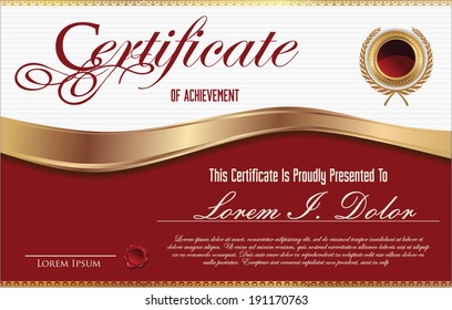 Certificate template