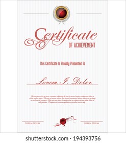 Certificate template