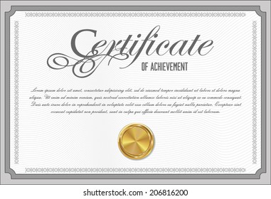 Certificate template