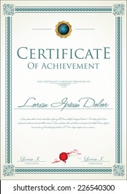 Certificate template