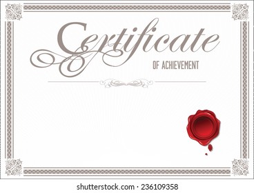 Certificate template