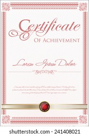 Certificate template