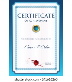 Certificate template