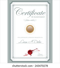 Certificate template