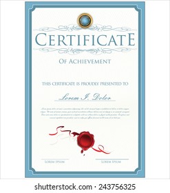 Certificate template