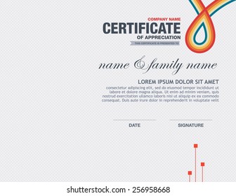 certificate template.