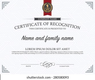 certificate template.
