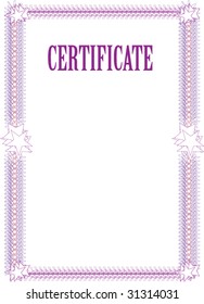 Certificate template