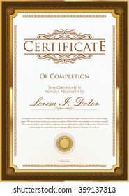 Certificate template