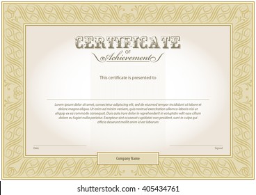 Certificate Template