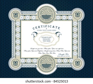 Certificate template