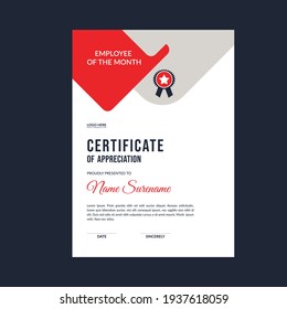 Certificate template awards diploma background vector