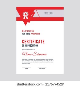 Certificate template awards diploma background layout design
