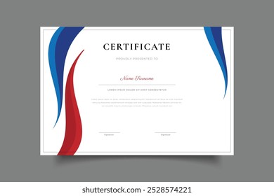 certificate template background design vector eps 10