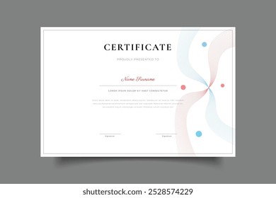 certificate template background design vector eps 10