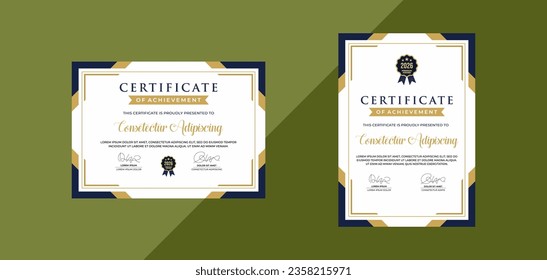 certificate template for business corporate online education