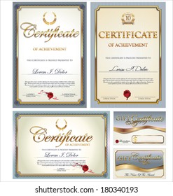 Certificate template, collection