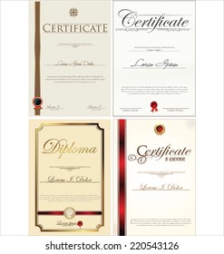 Certificate template collection