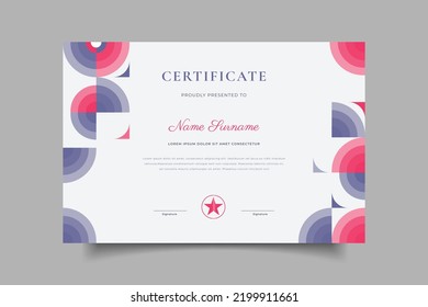 certificate template cover design vector eps 10