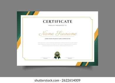 certificate template cover design vector eps 10