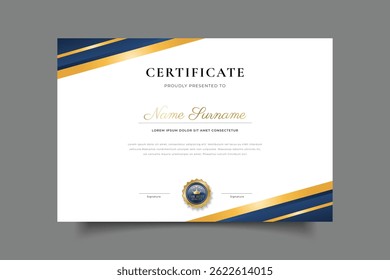 certificate template cover design vector eps 10