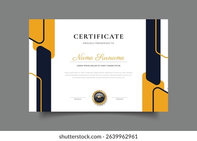 certificate template cover design vector eps 10