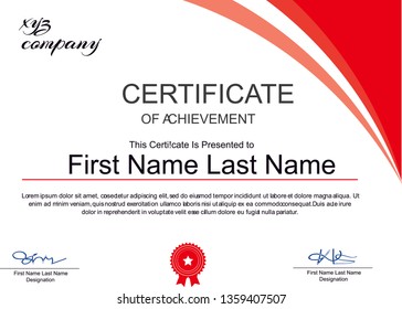 Certificate Template Design