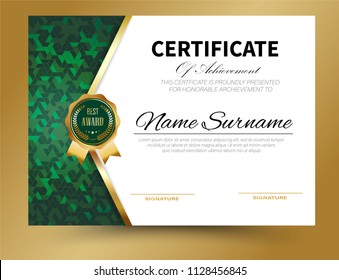 Certificate template Design A4 Size
