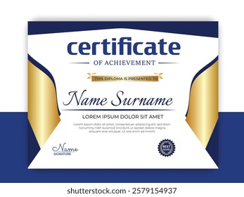 certificate template design banner free