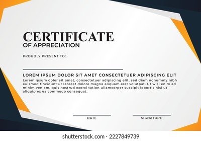 Certificate template design image, vector, and stock photos