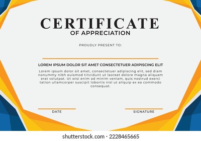 Certificate template design image, vector, and stock photos