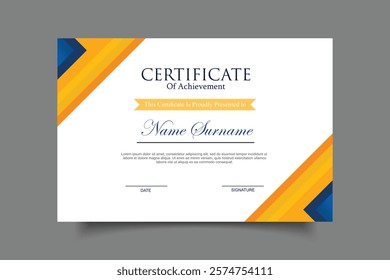certificate template design vector eps 10
