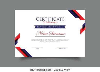 certificate template design vector eps 10