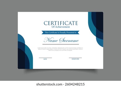 certificate template design vector eps 10
