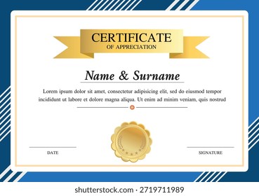 design de modelo de certificado, garantia, design vetorial