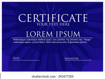 Certificate template / Diploma / Coupon template