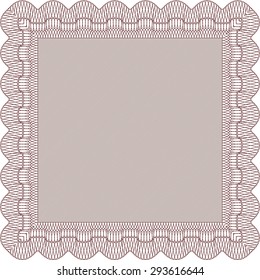 Certificate template or diploma template. With linear background. Customizable, Easy to edit and change colors.Elegant design. 