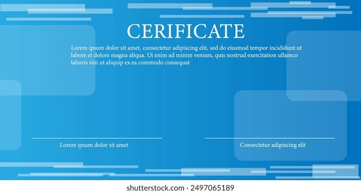 Certificado. Diplomas de Plantilla, divisa. Ilustración vectorial eps10