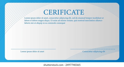 Certificate. Template diplomas, currency. Vector illustration eps10	